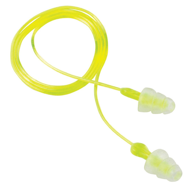 Peltor Sport Tri-Flange Corded Reusable Earplugs