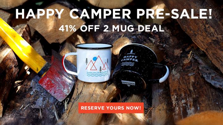 happy camper mug