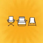 Folding sun loungers