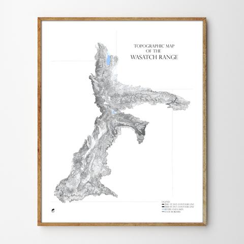 Wasatch Range Map