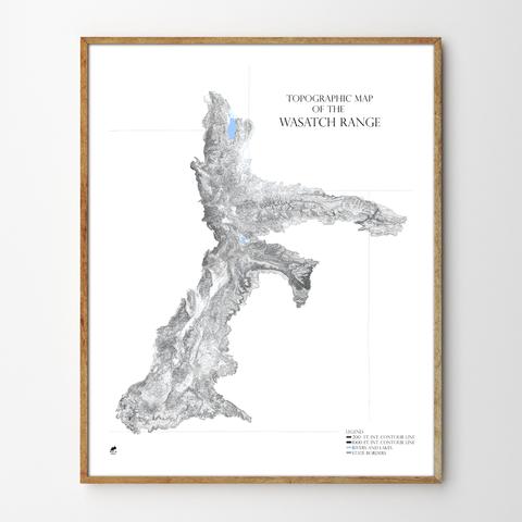 Wasatch Range Map