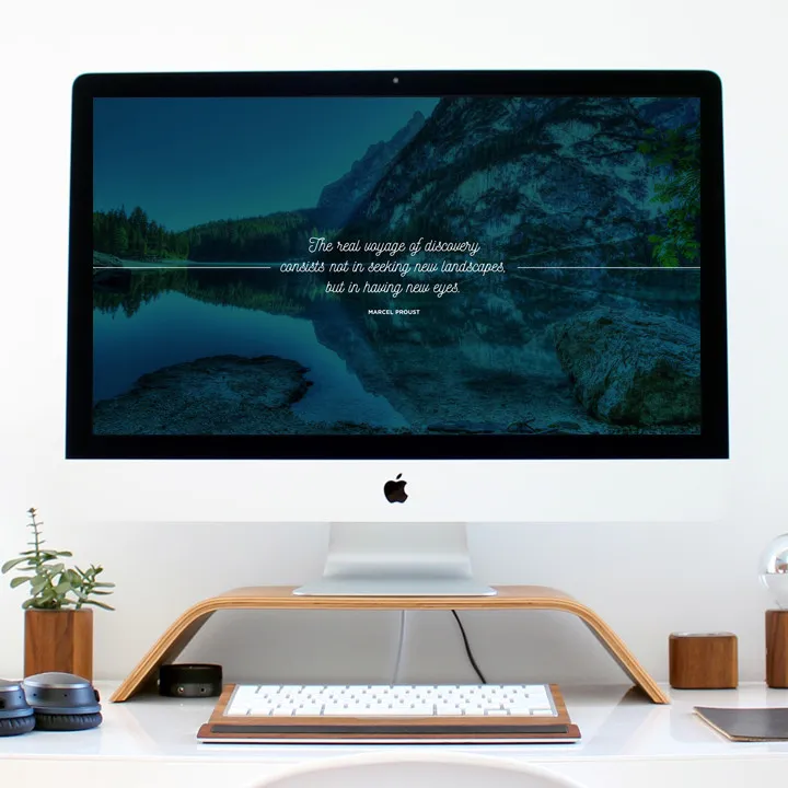 The real voyage of discovery consists not in seeking new landscapes, but in having new eyes