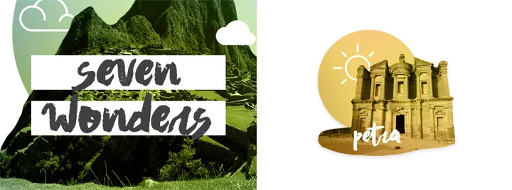 Seven Wonders iMsg Sticker Pack