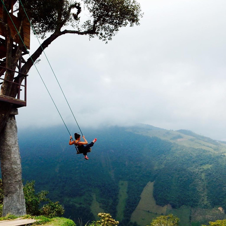 Swing at the end of the world