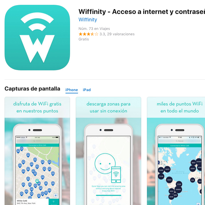 Wiffinity wifi app