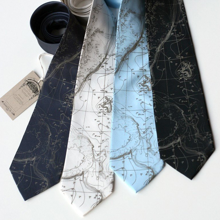Map Necktie