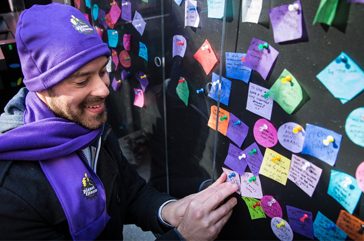 NYC NYE Wishing Wall