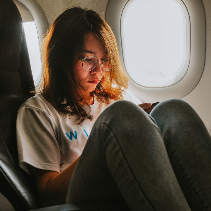 airplane window