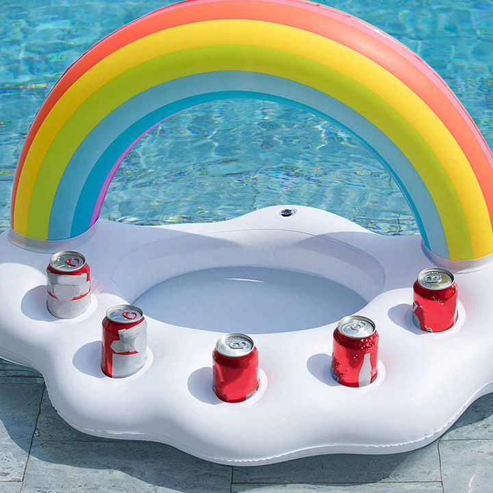 rainbow drink caddy