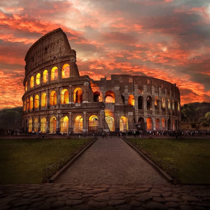 The Roman Colosseum