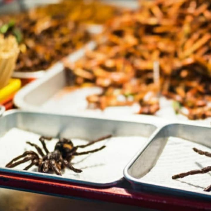 21 Most Exotic & Weird Foods In The World - Fried Spider