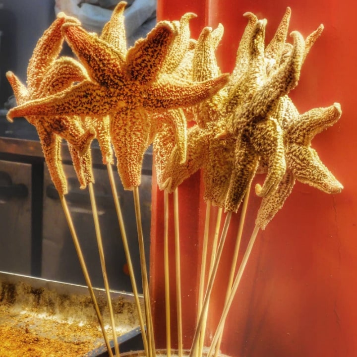 21 Most Exotic & Weird Foods In The World - Fried Starfish 