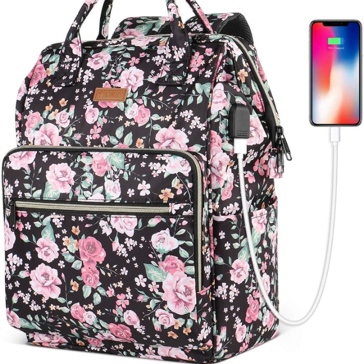 thumbnail image 2 of Tote&Carry Apollo BFF Vegan Leather Backpack For Women - Water-Resistant Travel & Work Bag 2 of 10