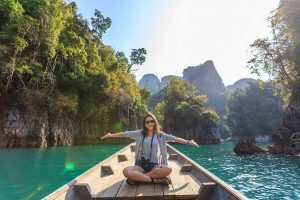 Traveler with healthy immune system